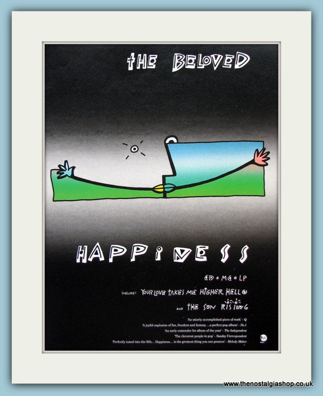 The Beloved-Happiness Original Music Advert 1990 (ref AD3388)