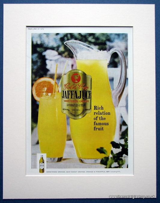 Jaffa Juice. Original advert 1963 (ref AD1007)