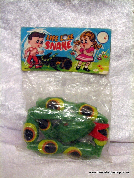 Toy Snake 1960s still sealed. (ref nos060i)