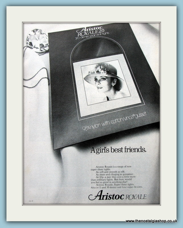 Aristoc Royale Tights Original Advert 1970's (ref AD4416)