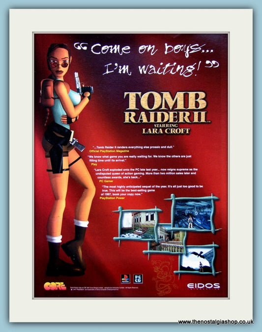 Tomb Raider Computer Game Original Advert 1997 (ref AD3970)