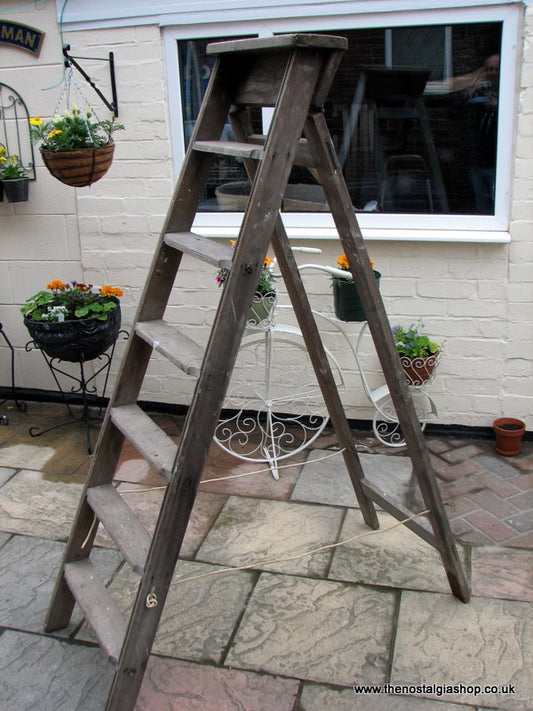Vintage Wooden Step Ladders