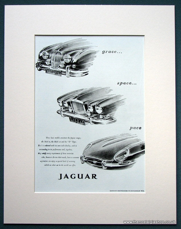 Jaguar 1962 Original Advert (ref AD1100)