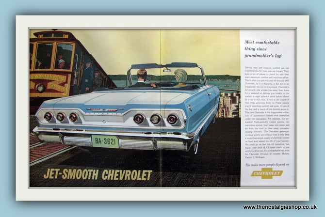 Chevrolet 63 Impala Convertible. Original Advert 1963 (ref AD8151)
