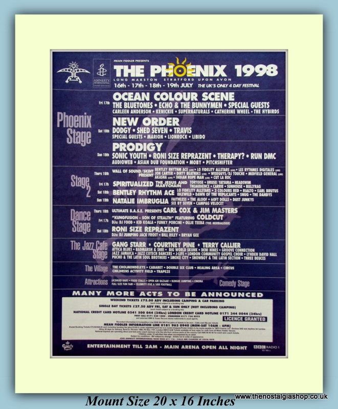 The Phoenix 1998 Original Advert (ref AD9016)