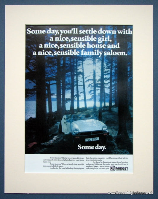 MG Midget. Original advert 1979 (ref AD1353)