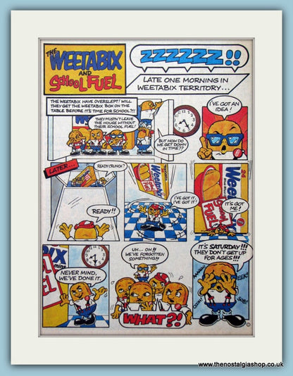 Weetabix Set Of 2 Original Adverts 1983 & 1984 (ref AD6445)