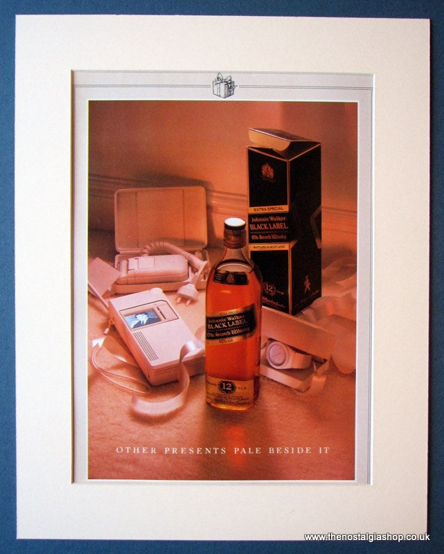 Black Label Whisky 1986 Original Advert (ref AD1188)
