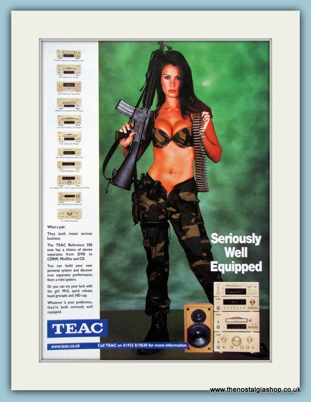 Teac Personal Music System Original Advert 2000 (ref AD3859)