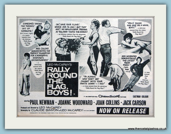 Rally Round The Flag Boy's 1959 Original Film Advert (ref AD3330)
