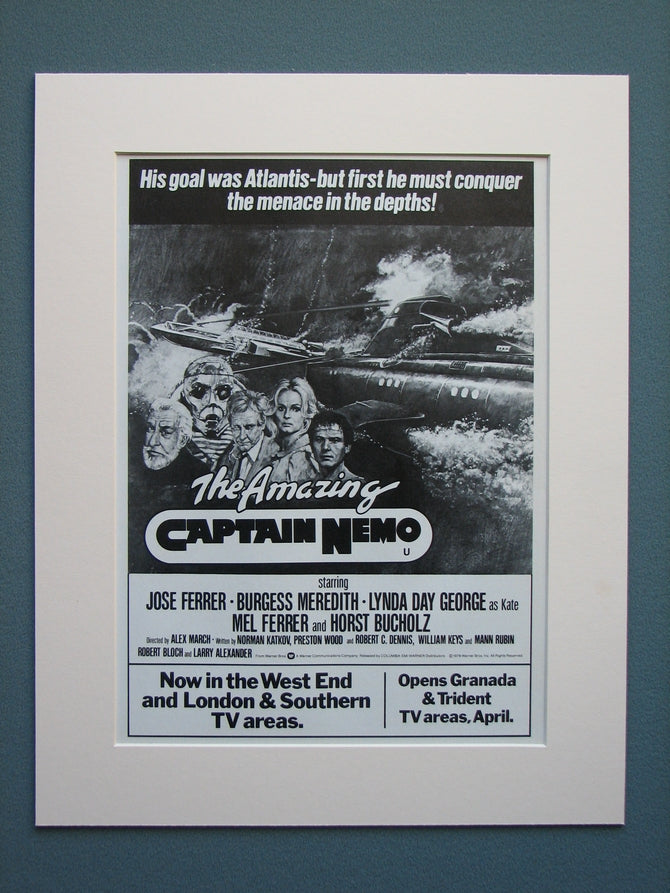 The Amazing Captain Nemo 1979 Original advert (ref AD557)