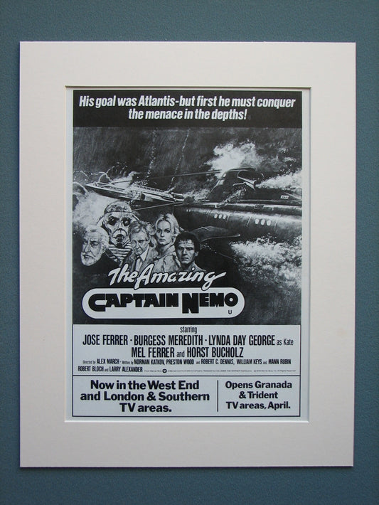 The Amazing Captain Nemo 1979 Original advert (ref AD557)