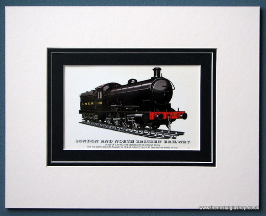 London And North Eastern Railway Mounted Print (ref SP72)