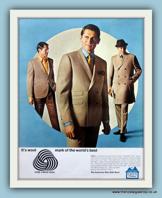 Wool, Eagle Clothes. Original Advert 1967 (ref AD8183)