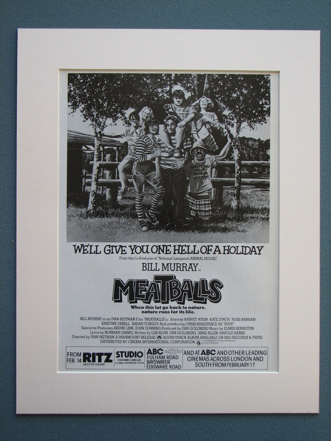 Meatballs 1979 Original advert (ref AD714)