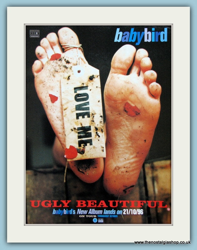 Babybird Ugly Beautiful 1996 Original Advert (ref AD3311)