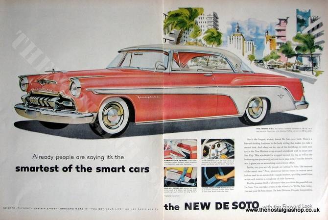 De Soto Fireflight . Original Advert 1955. (ref AD4053)