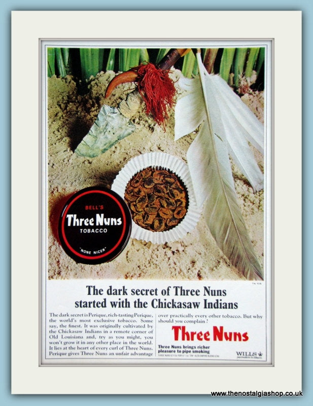 Bell's Three Nuns Tobacco Original Advert 1968 (ref AD6011)