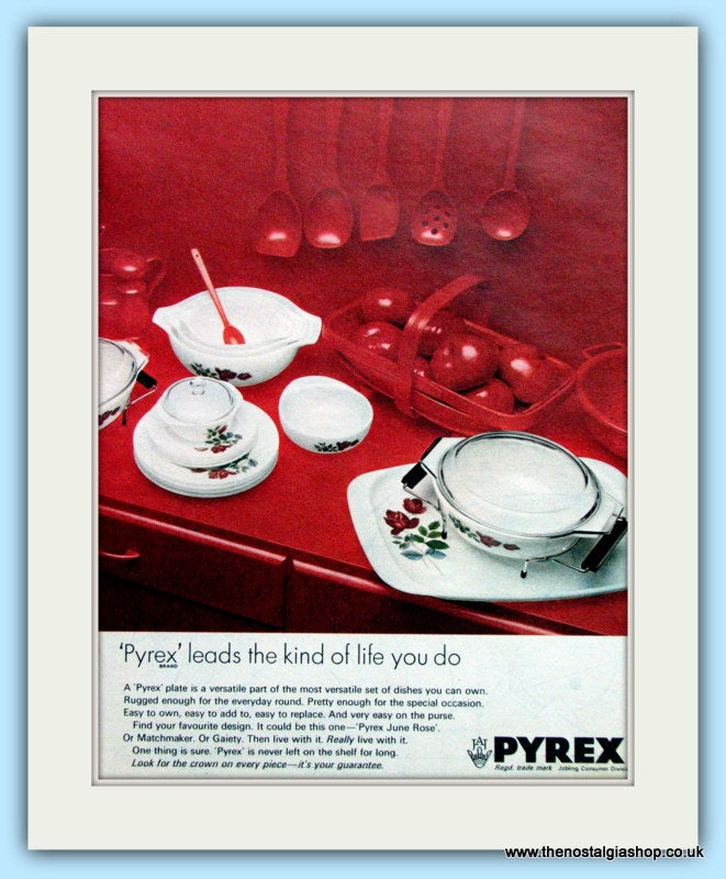 Pyrex Dishes Original Advert 1967 (ref AD4879)