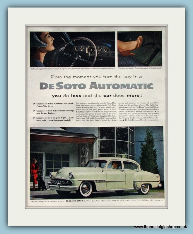 DeSoto Automatic Original Advert 1959 (ref AD8222)