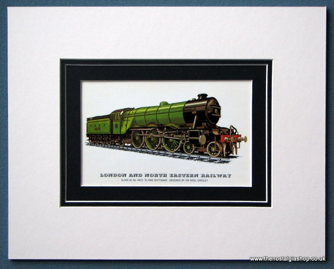 London And North Eastern Rly 'Flying Scotsman' Mounted Print (ref SP73)