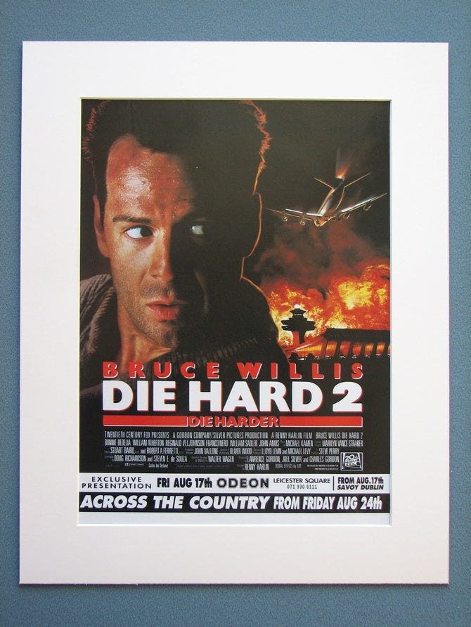 Die Hard 2 1990 Original advert (ref AD750)