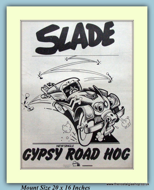 Slade Gypsy Road Hog Original Advert 1977 (ref AD9308)
