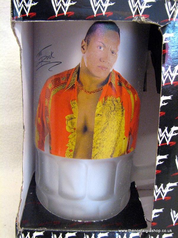 The Rock WWF Glass Tankard 2000 (ref Nos107)