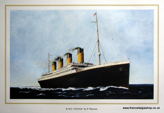 Titanic Print by P. Thurston