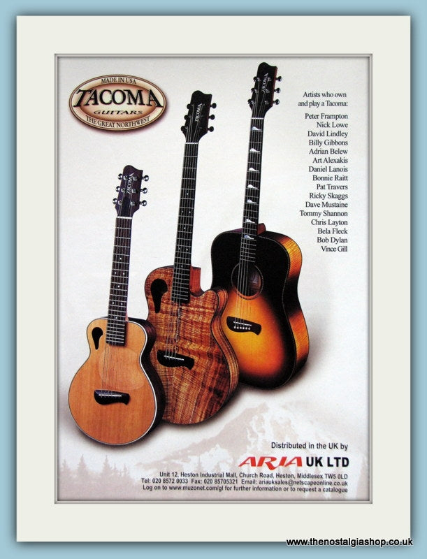 Tacoma Guitars Original Advert 2002 (ref AD2751)