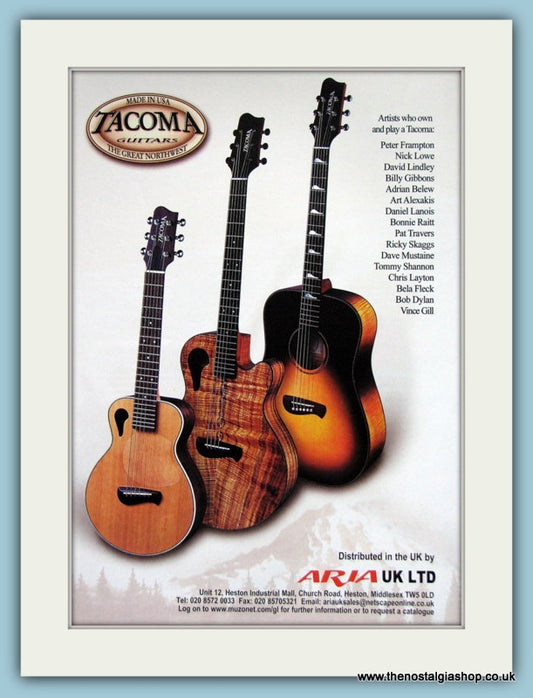 Tacoma Guitars Original Advert 2002 (ref AD2751)