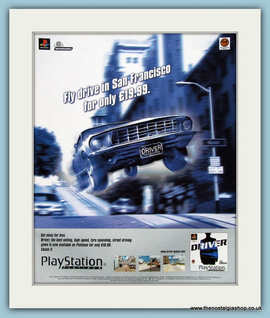 Driver Playstation Game Original Advert 2000 (ref AD4006)