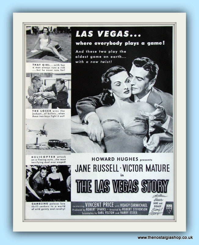 The Las Vegas Story. Original Advert 1952 (ref AD8003)