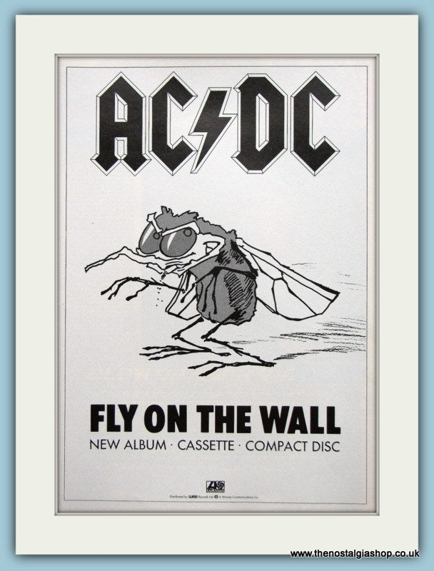 AC DC Fly On The Wall 1985 Original Advert (ref AD3107)