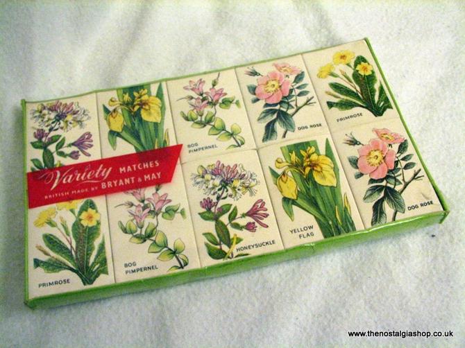 Variety Matches, Vintage Sealed Pack  (ref nos079)