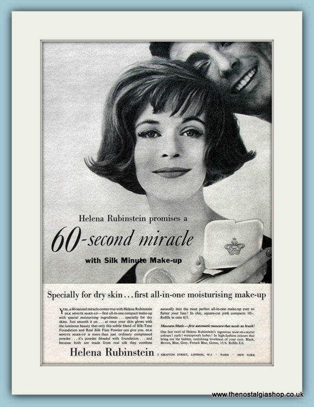 Helena Rubinstein Soap. Original Advert 1960 (ref AD3598)