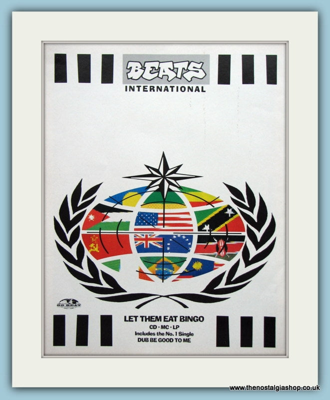 Beats International Original Music Advert 1991 (ref AD3387)