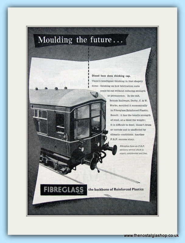 Fibreglass Plastics Original Advert 1955 (ref AD6547)