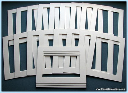 Mounts. Ivory, Size 10 x 8 Inch. Quantity 20 Mounts.