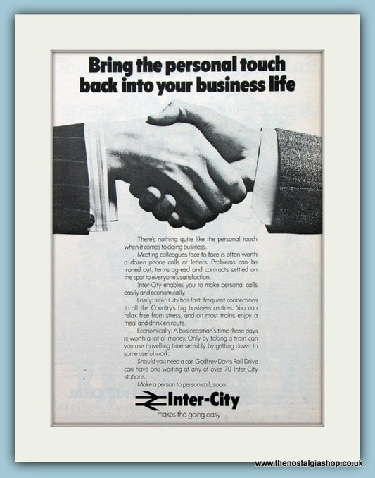 Inter-City Original Advert 1976 (ref AD2294)