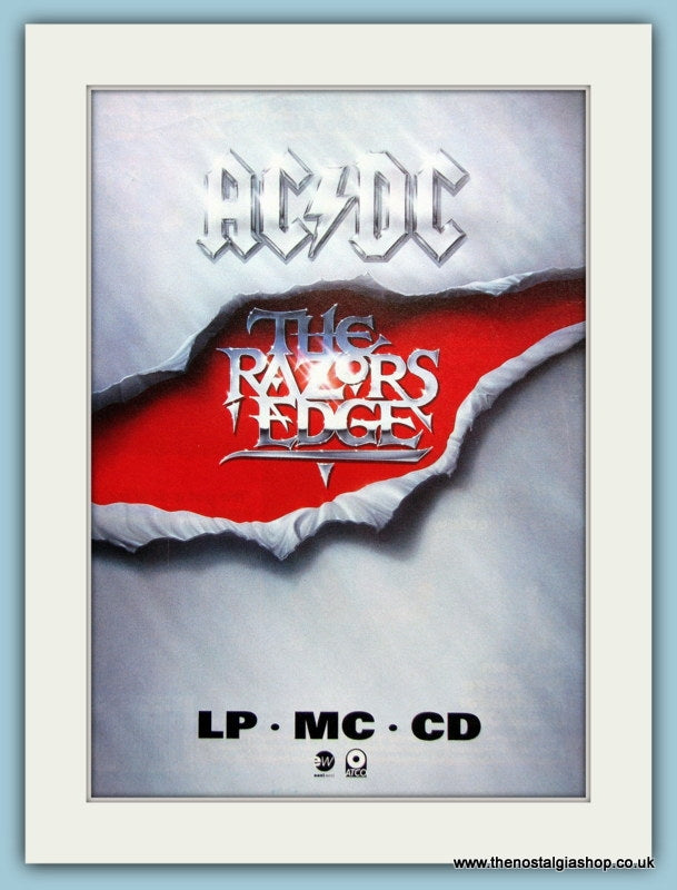 Acdc Razors Edge Gripsweat AC/DC, The Razors Edge, Vinyl LP, 1990