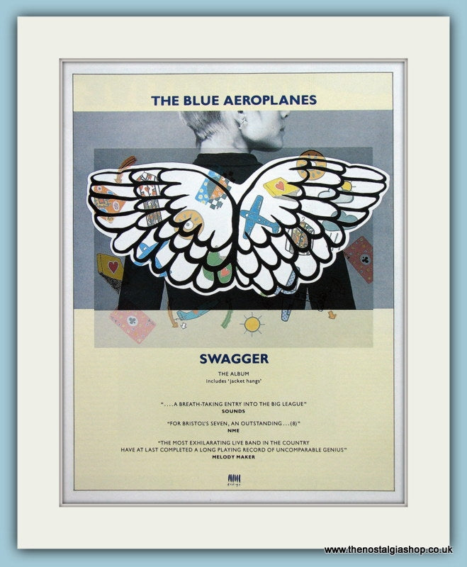 The Blue Aeroplanes Swagger Original Music Advert 1990 (ref AD3422)