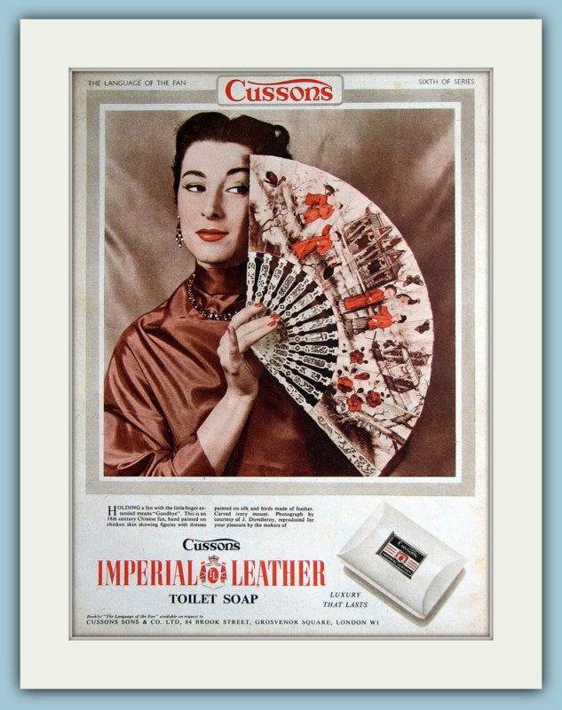 Cussons Imperial Leather Toilet Soap Original Advert 1954 (ref AD3719)