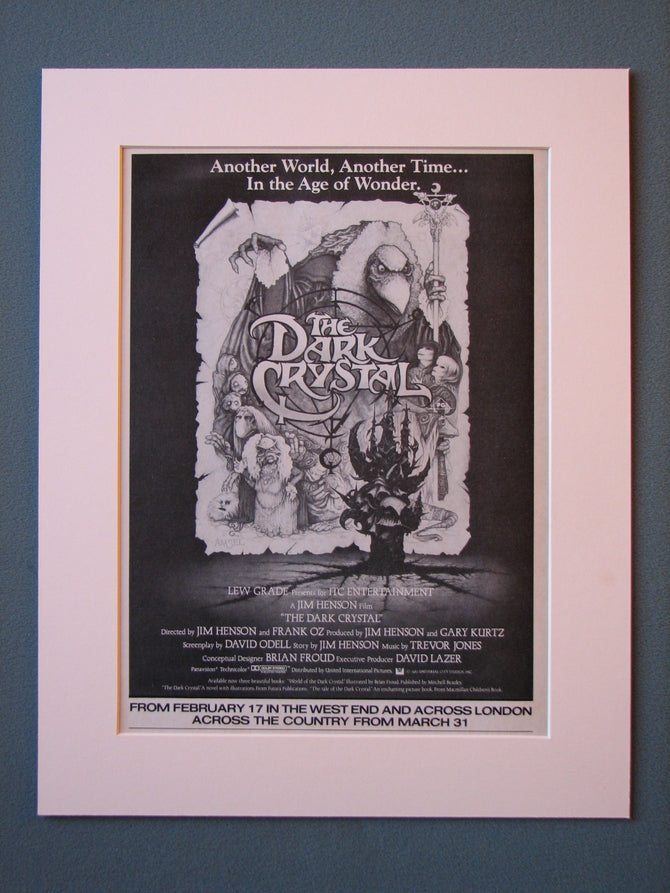 The Dark Crystal Original Advert (ref AD482)