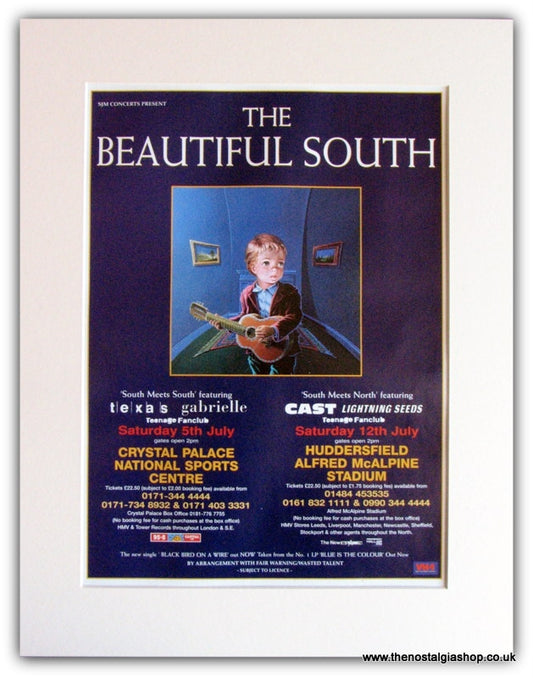 The Beautiful South Tour Advert 2007 (ref AD1804)