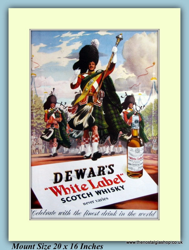 Dewar's Scotch Whisky Original Advert 1953 (ref AD9411)