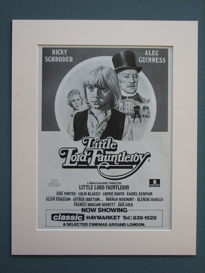 Little Lord Fauntleroy 1981 Original advert (ref AD688)