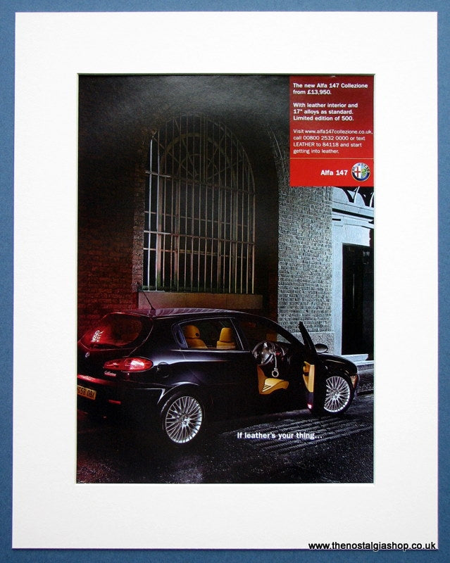 Alfa 147 Collezione from Alfa Romeo. Original advert 2006 (ref AD1425)