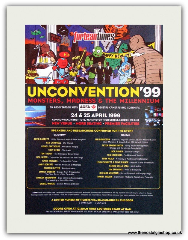 Unconvention '99 Event Advert (ref AD1847)