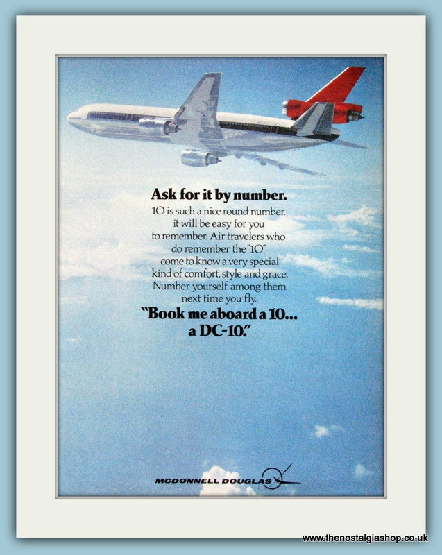 DC-10 Original Advert 1976 (ref AD4248)